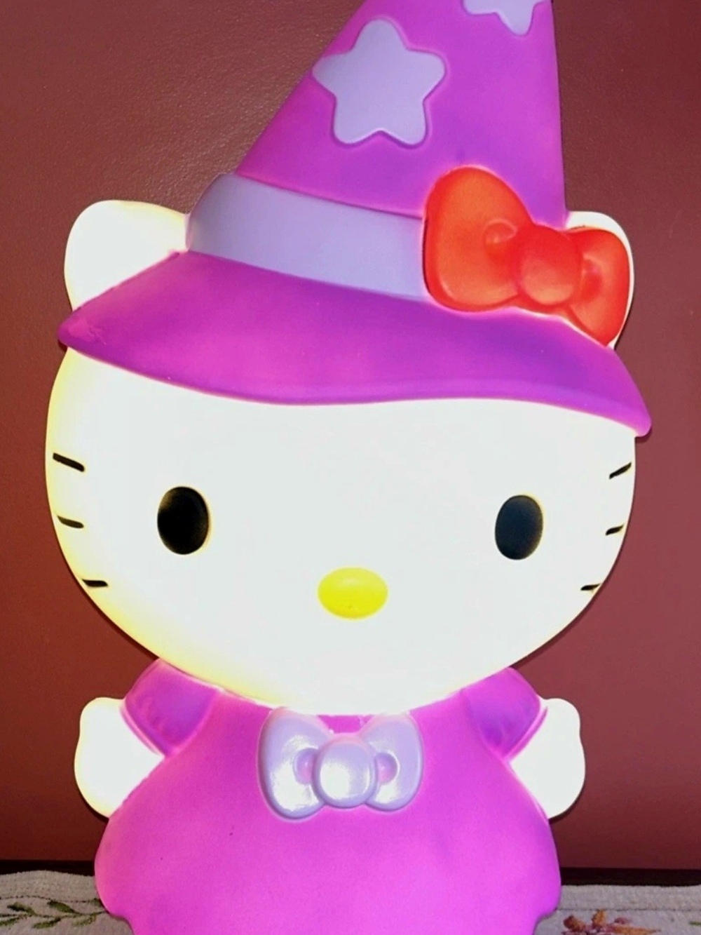 22" Lighted Blow Mold Hello Kitty Halloween Witch Outdoor Decor NWT